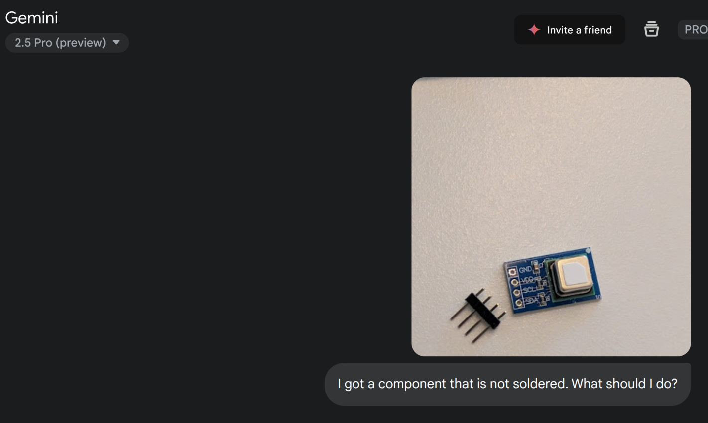 Gemini Soldering Conversation